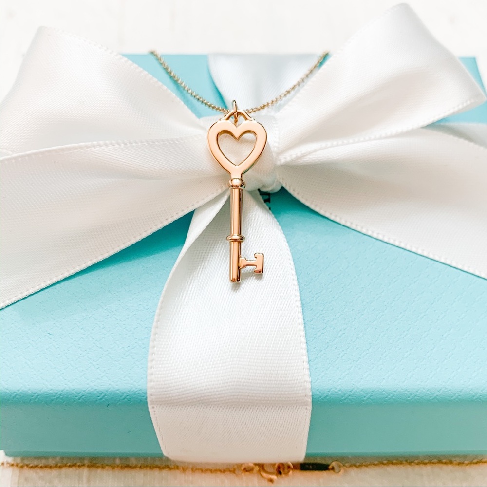 Tiffany & Co. Tiffany Keys Heart Key Pendant 18k